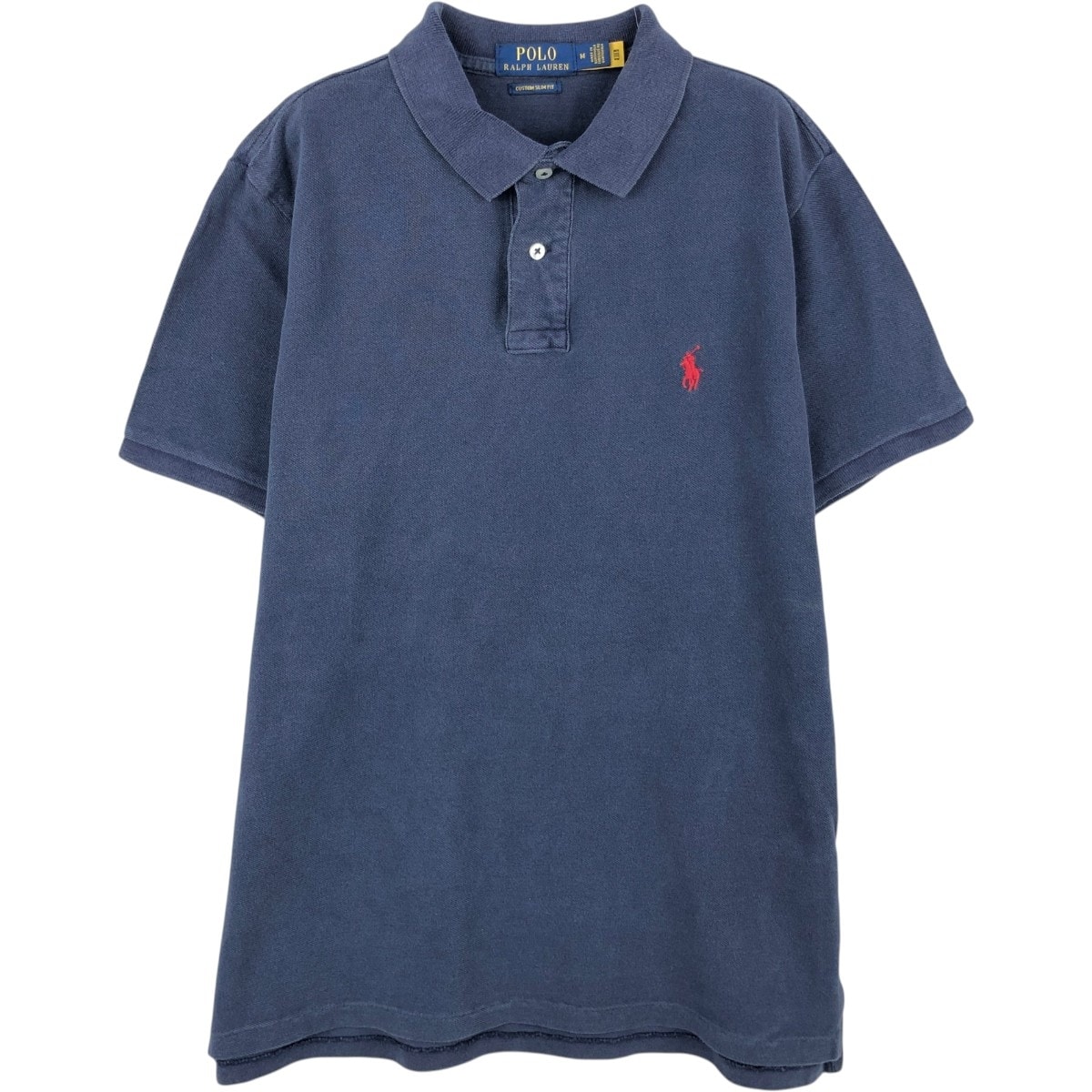古着 ラルフローレン Ralph Lauren POLO RALPH LAUREN CUSTOM SLIM FIT 半袖 ポロシャツ メンズM相当/eaa657621