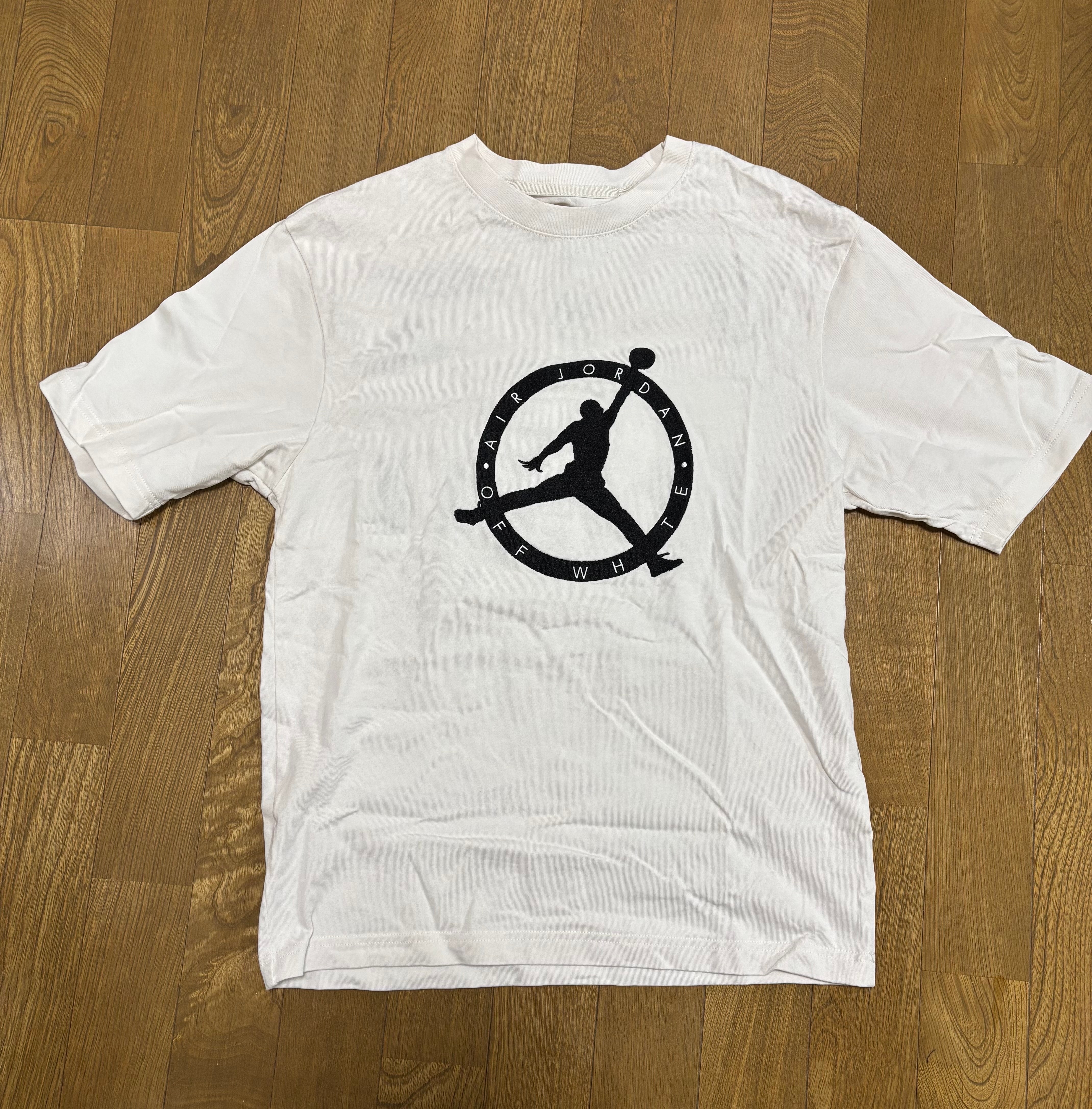 Air Jordan Off-WhiteTM️ Short Sleeve T-shrit "Gray"