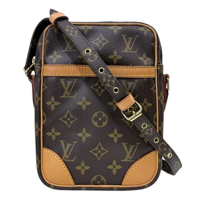 ルイヴィトン ダヌーブ モノグラム ショルダーバッグ モノグラムキャンバス M45266 ブラウン レディース LOUIS VUITTON 中古