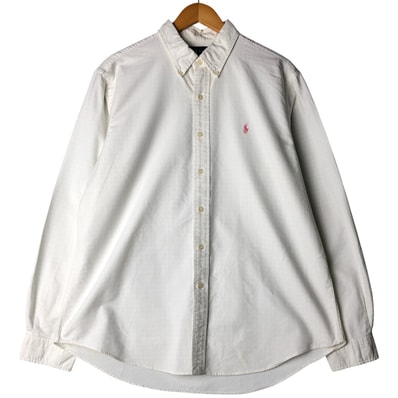 古着 ラルフローレン Ralph Lauren CUSTOM FIT 長袖 ボタンダウンチェックシャツ メンズXL相当/eaa596568