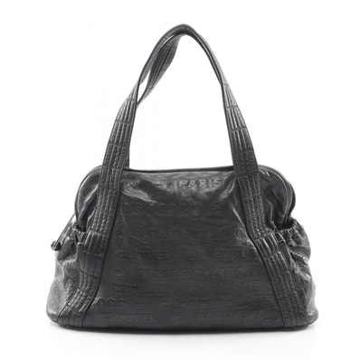 シャネル CHANEL アンリミテッド ハンドバッグ バッグ レザー レディース ブラック系 A46123 【中古】