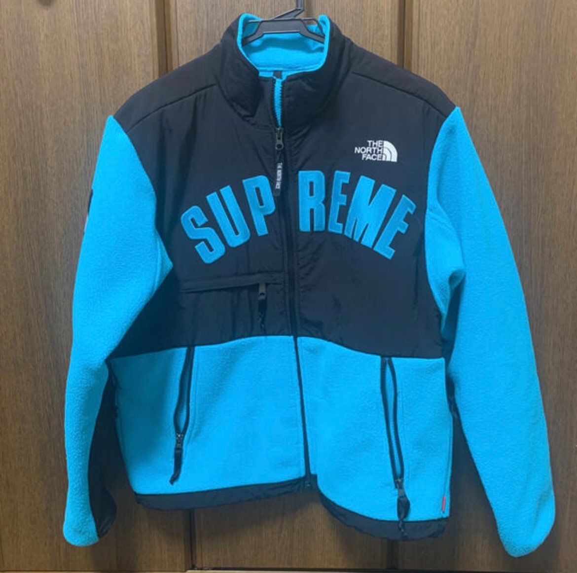 Supreme x The North Face Arc Logo Denali Fleece Jacket "Blue"