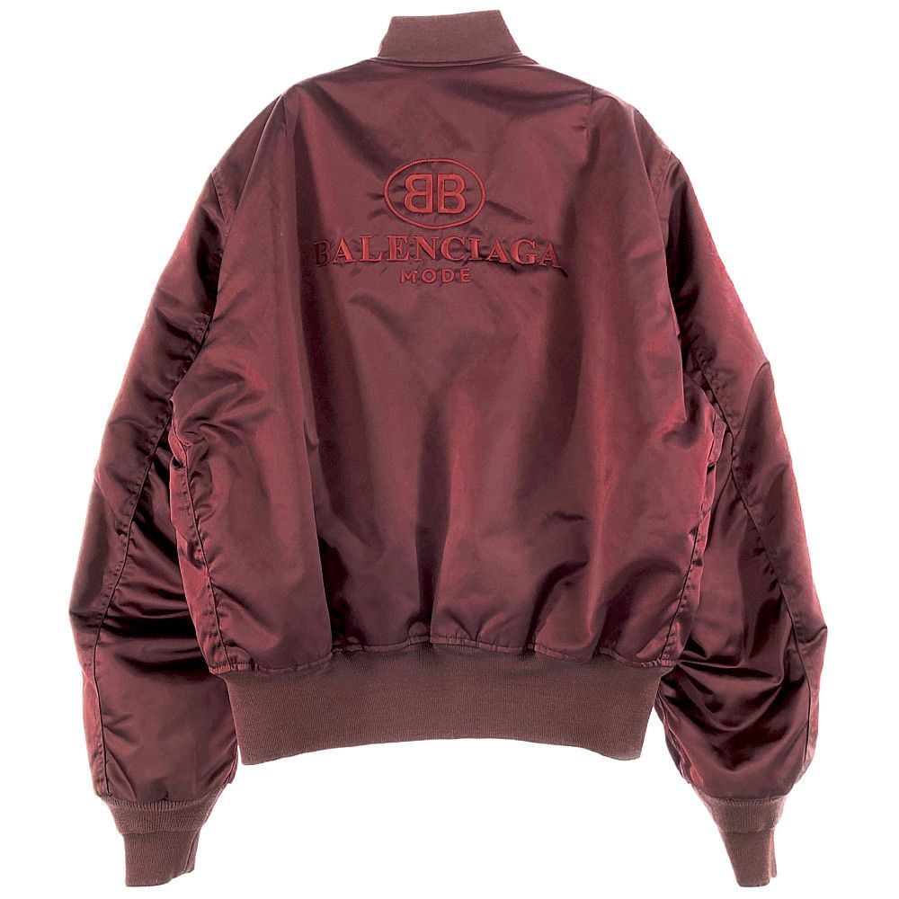 バレンシアガ 18AW 513618 TSD23 国内正規品 BBロゴ MA-1