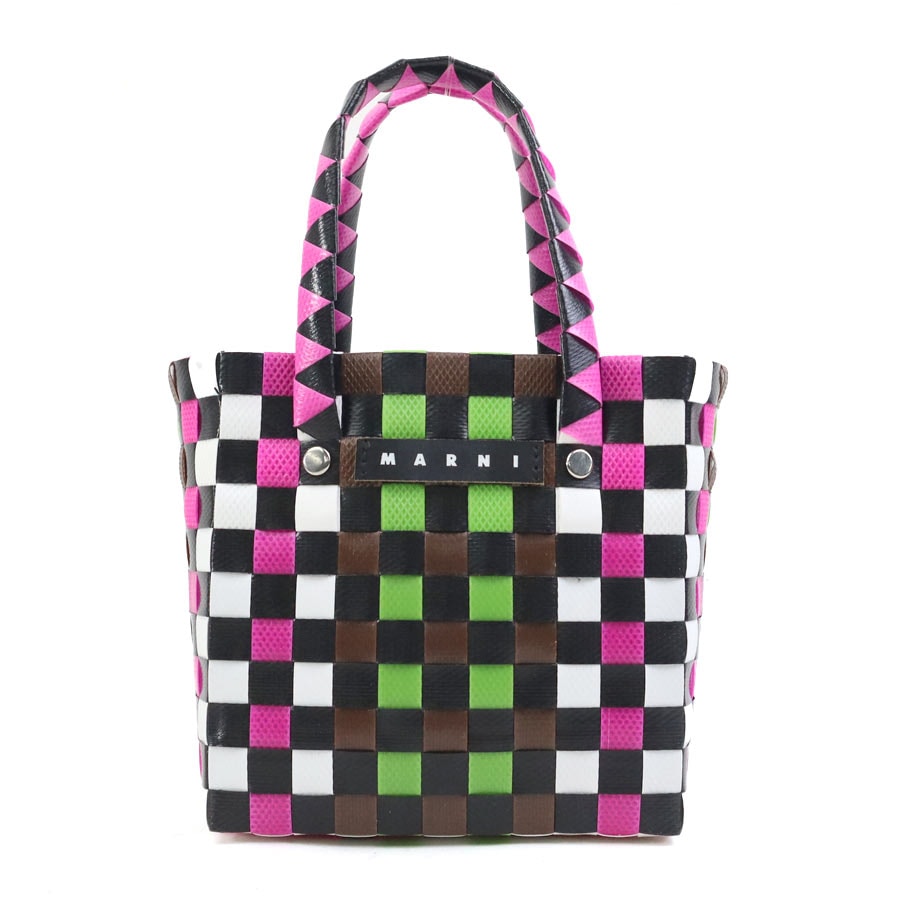 マルニ MARNI ハンドバッグ/ポリプロピレン マルチカラー レディース【中古】 h31987a