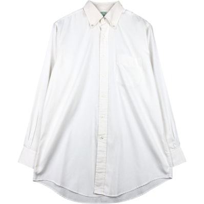 古着 80~90年代 ブルックスブラザーズ Brooks Brothers Est.1818 長袖 ボタンダウンシャツ USA製 メンズM相当 ヴィンテージ/eaa651968