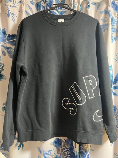 Supreme / Nike Arc Crewneck "Black"