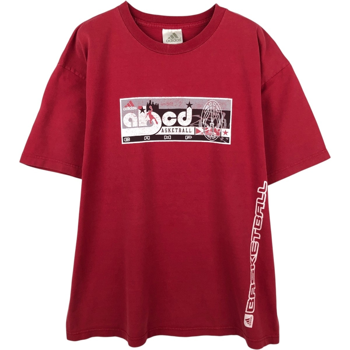 古着 00年代 アディダス adidas ロゴプリントTシャツ メンズL相当/eaa656983