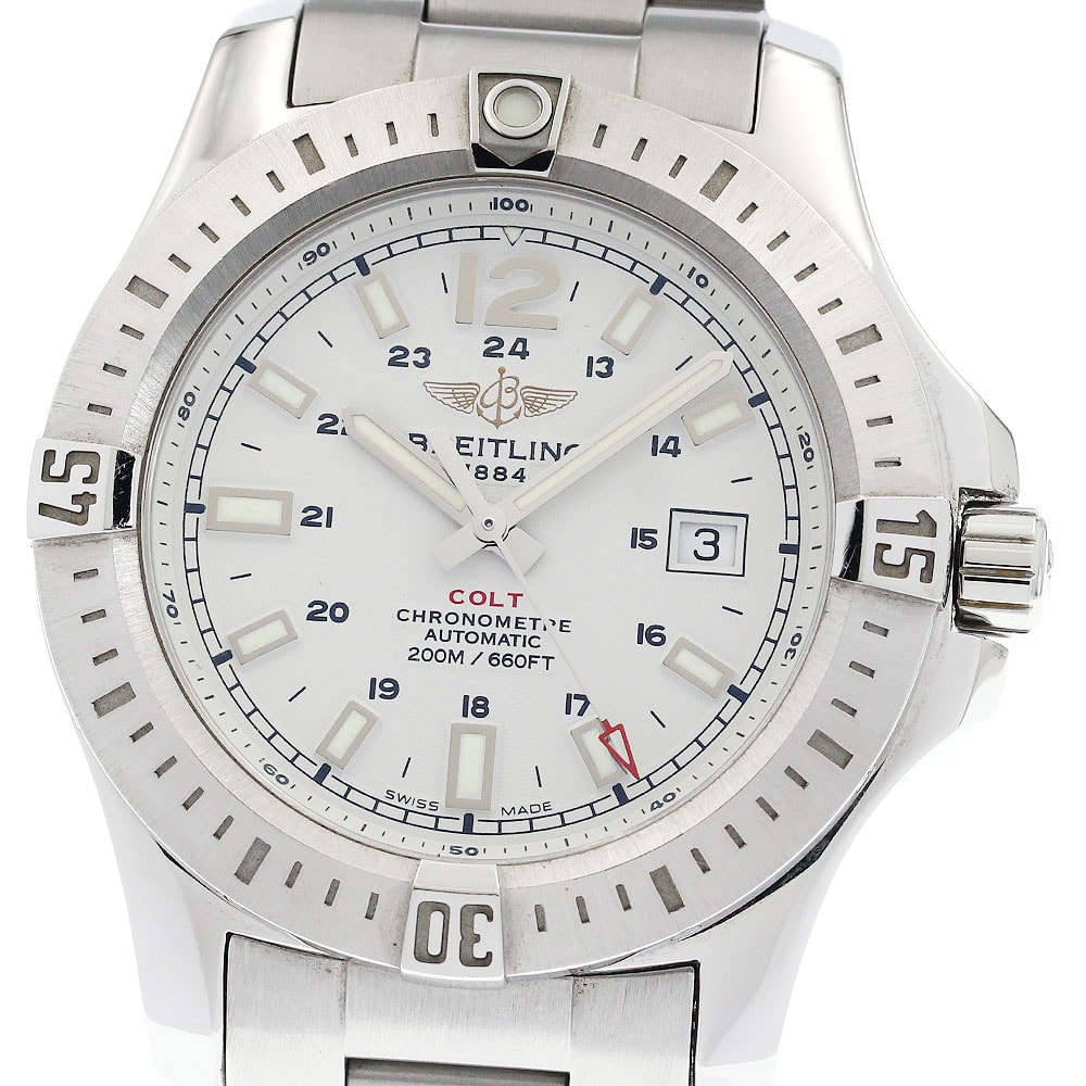 ☆良品 ★箱・保 ブライトリング コルト デイト A17388 メンズ 【中古】