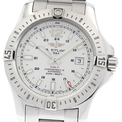 ☆良品 ★箱・保 ブライトリング コルト デイト A17388 メンズ 【中古】