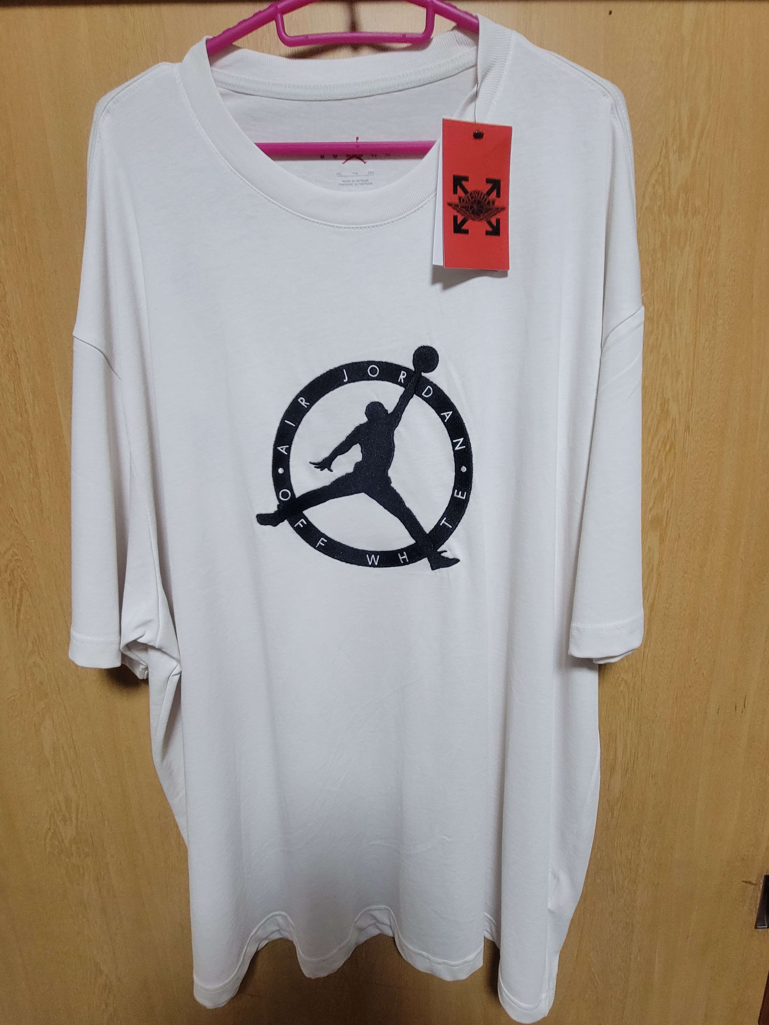 Air Jordan Off-WhiteTM️ Short Sleeve T-shrit "Gray"