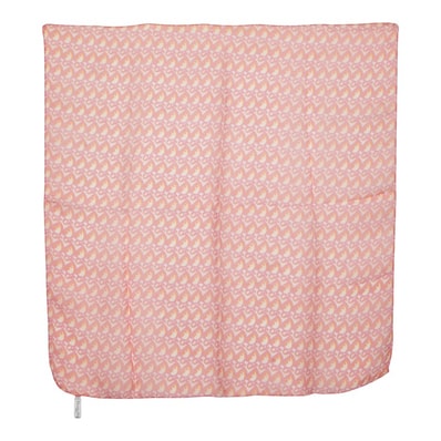 ディオール トロッター スカーフ ピンク系 シルク レディース Dior 【中古】