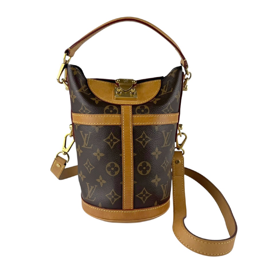 ルイ ヴィトン LOUIS VUITTON ショルダーバッグ モノグラム ダッフルバッグ モノグラムキャンバス ブラウン レディース M43587【中古】 z9790