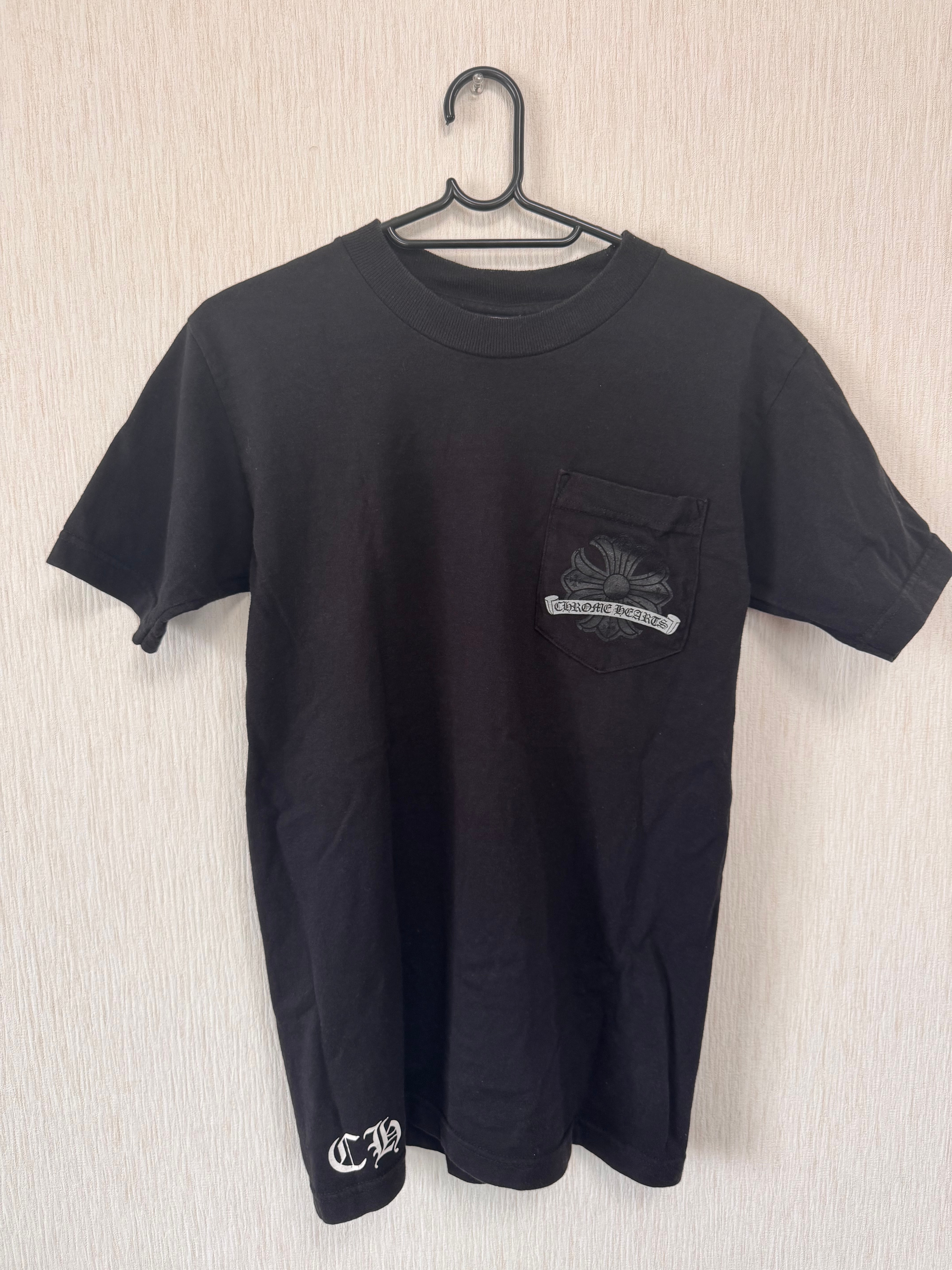 Chrome Hearts Horse Shoe Logo Pocket T-Shirt "Black"