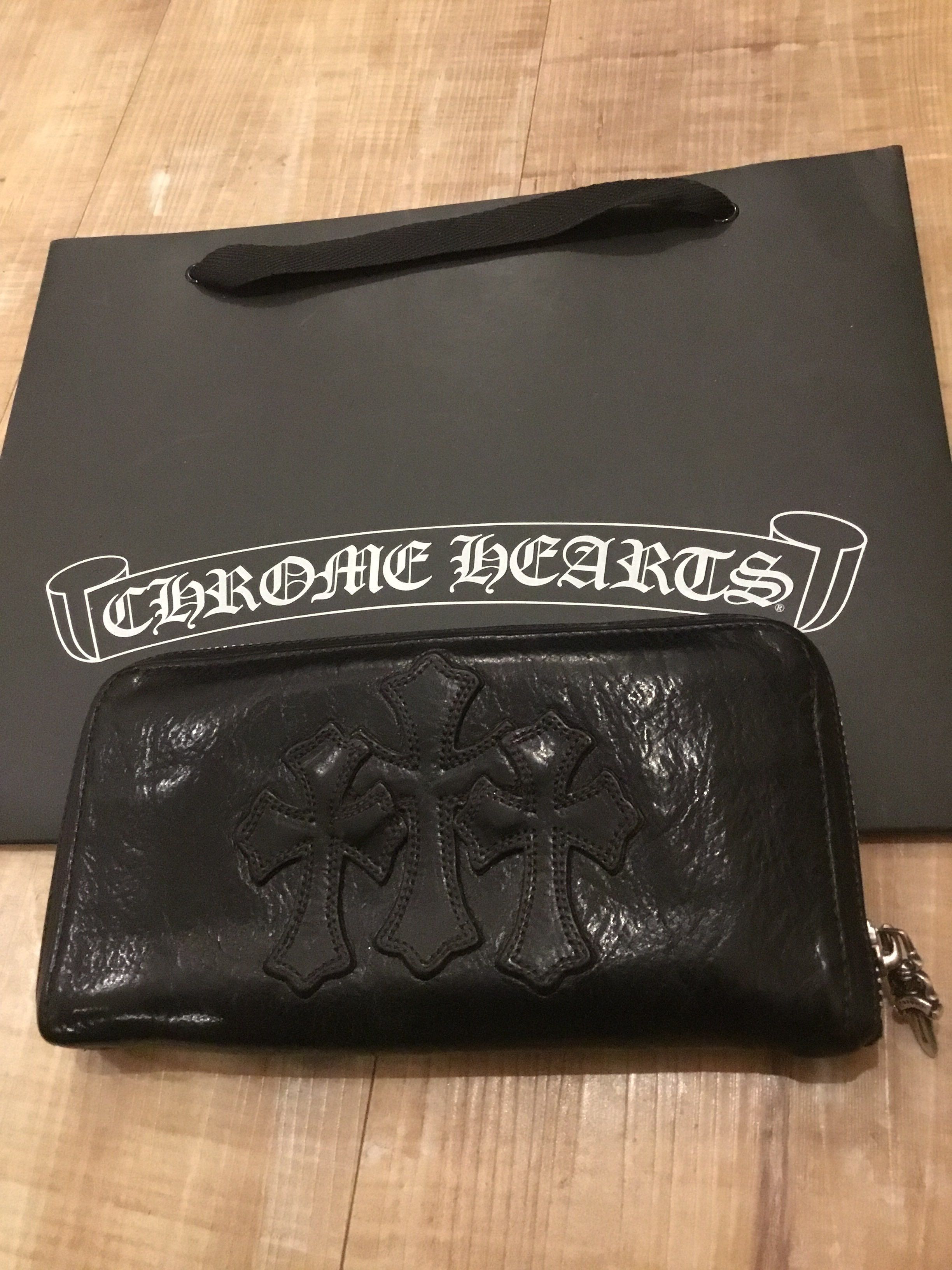 クロムハーツ財布 スリークロス