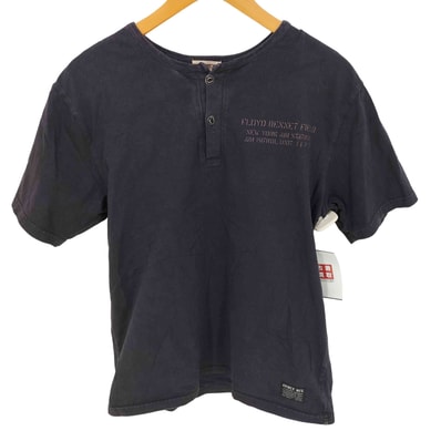 OVERDYED HENLYNECK FLAG TEE【1143864203640】