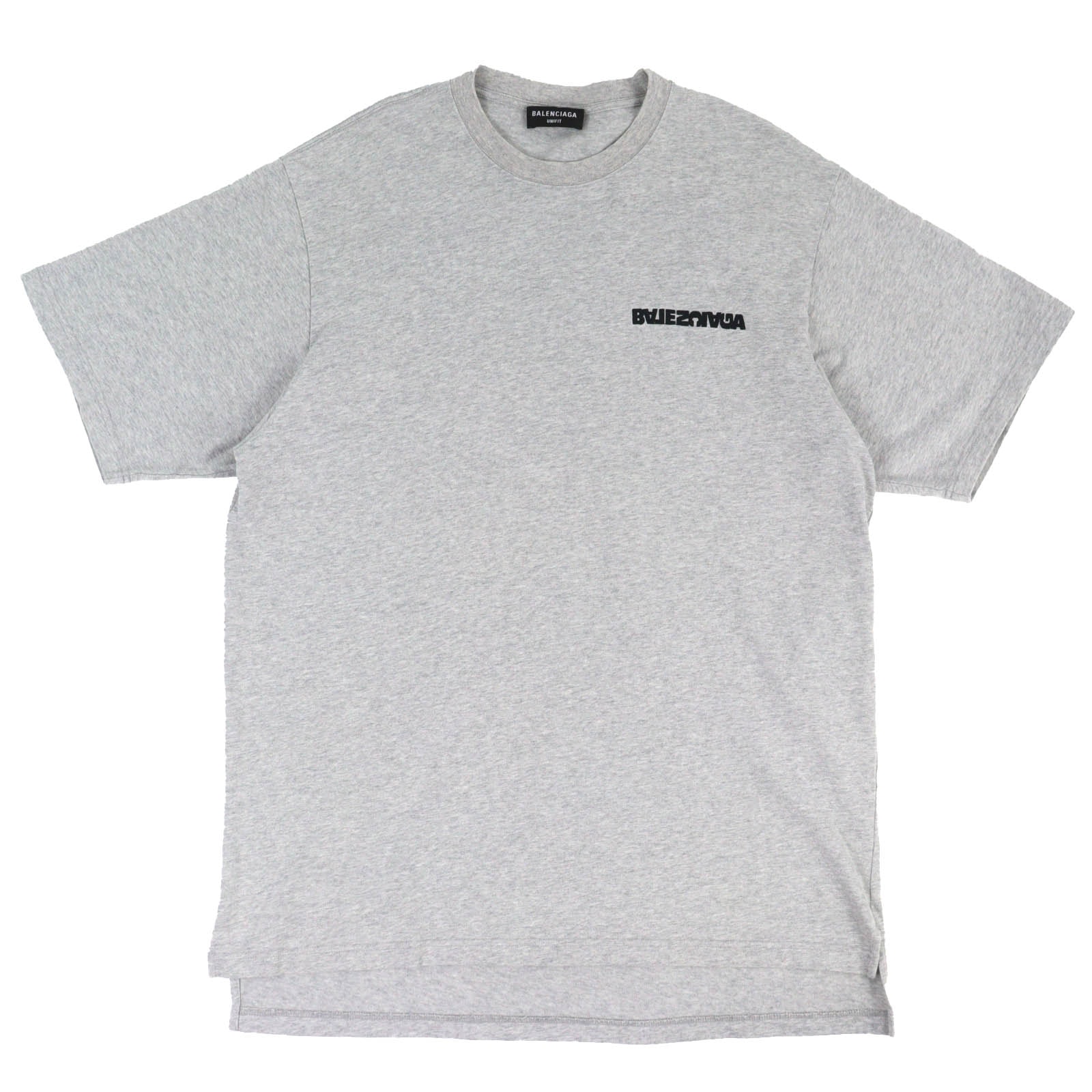 極美品 バレンシアガ ターンロゴ 半袖Tシャツ グレー メンズ 2 675016