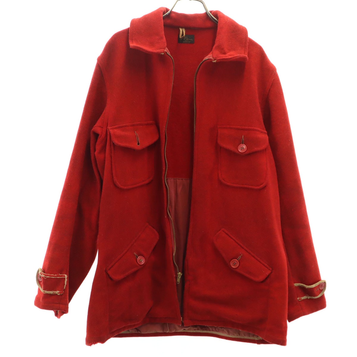 L.L.Bean エルエルビーン 50s 筆記体タグ ヴィンテージ ハンティングジャケット レッド アウトドア