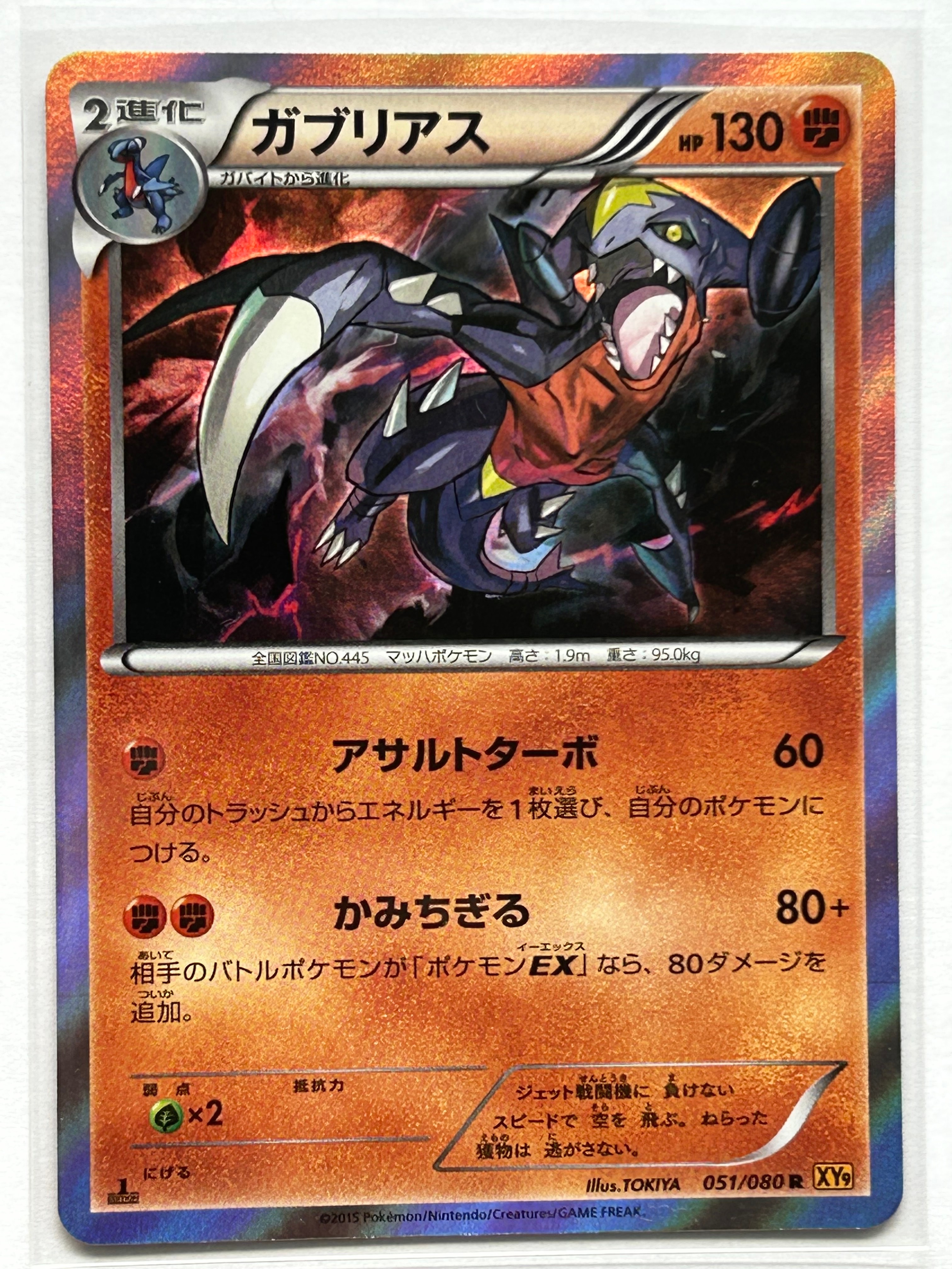 烈咬陸鯊R：1ED [XY9 051/080]（擴充包「蒼穹之怒」） 日版PSA10｜價格 