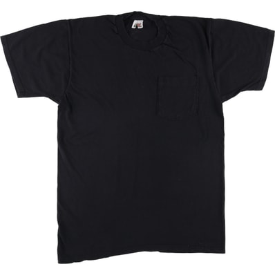古着 フルーツオブザルーム FRUIT OF THE LOOM 無地ポケットTシャツ メンズL相当/eaa561142