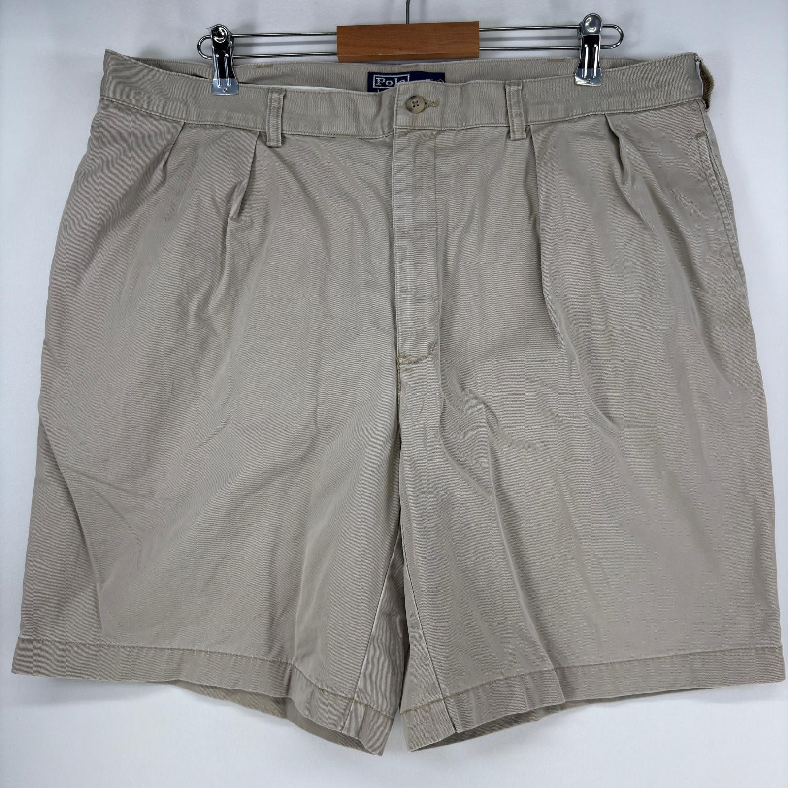 古着 ポロバイラルフローレン Polo by Ralph Lauren ショートパンツ TYLER SHORT チノパン ハーフパンツ w40  ベージュ系 メンズ