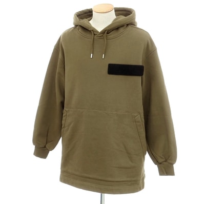 【中古】ドリスヴァンノッテン DRIES VAN NOTEN オーバーサイズ プルオーバー スウェットパーカー オリーブ【サイズS】【メンズ】