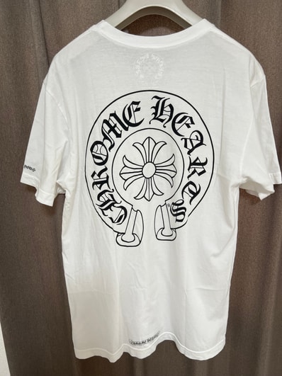 Chrome Hearts Horseshoe Logo Pocket T-Shirt "White"