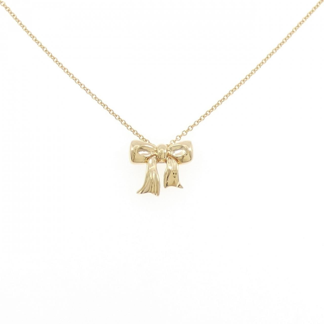 ティファニー ブルーボックスボウ ネックレス