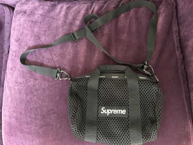 Supreme Mesh Mini Duffle Bag "Black" (23SS)