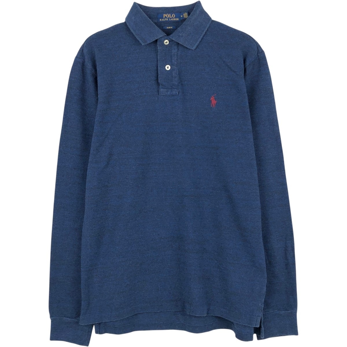 古着 ラルフローレン Ralph Lauren SLIM FIT スリムフィット 長袖 ポロシャツ メンズM相当/eaa667107