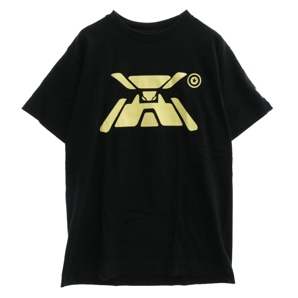 A BATHING APE アベイシングエイプ Tシャツ フロントプリント クルーネック 半袖 Tシャツ ブラック系 M【中古】