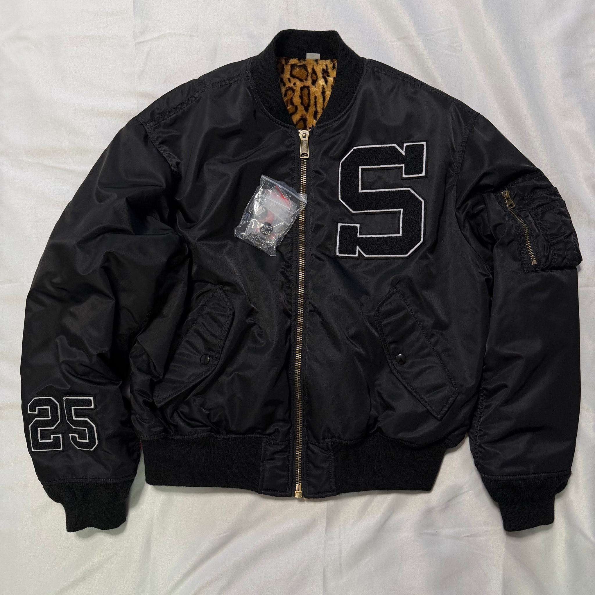 Supreme x GOODENOUGH Reversible MA-1 "Black"