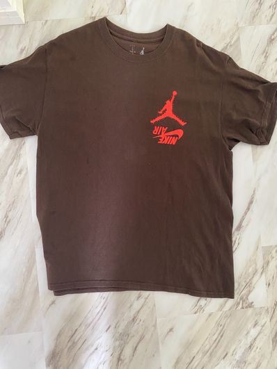 Air Jordan x Travis Cactus Jack Highest T Shirt "Brown"