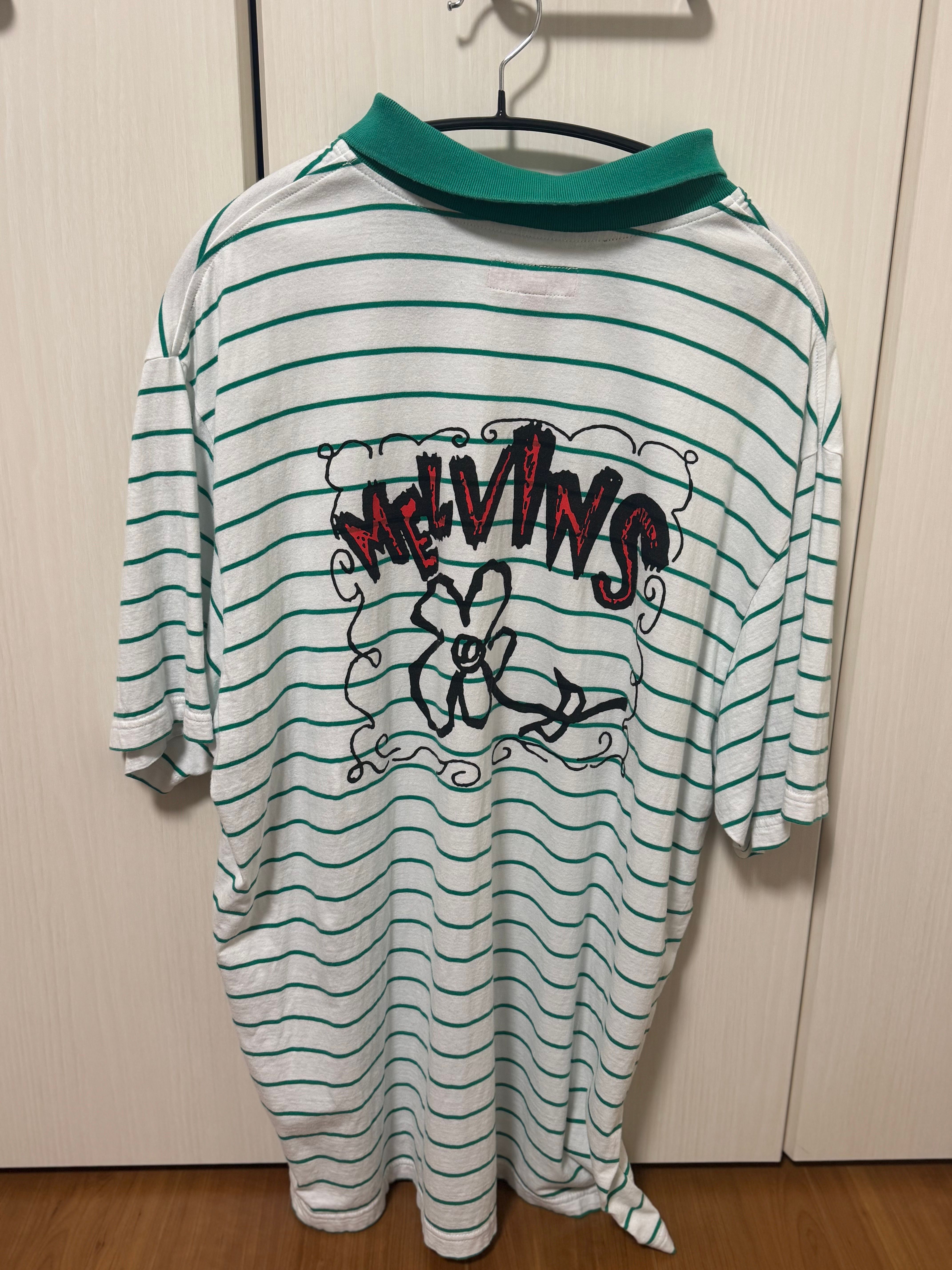 Supreme x Melvins Stripe S/S Polo "White"