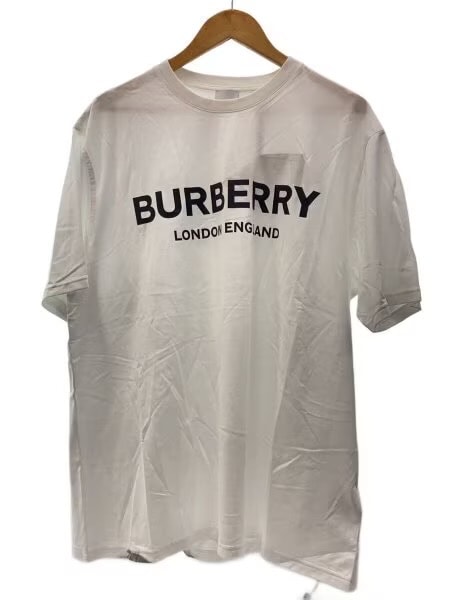 Burberry Men's Logo Print Cotton T-shirt "White"