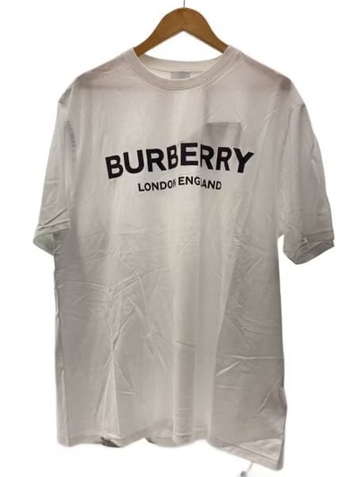 Burberry Men's Logo Print Cotton T-shirt "White"