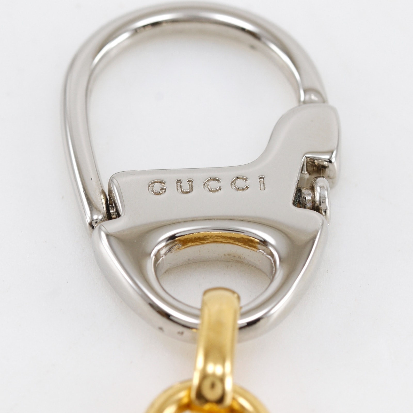 C (やや傷や汚れあり)】グッチ ホースビット ユニセックスキーホルダー
