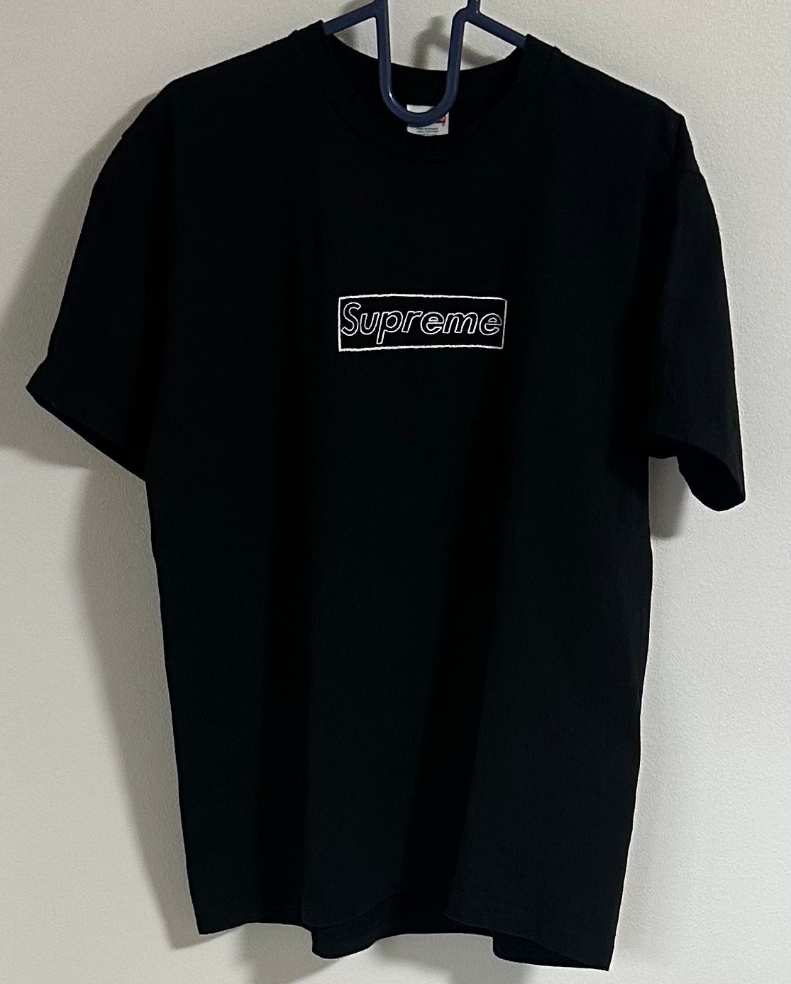 Supreme 2002 Kaws Box Logo Tee "Black"