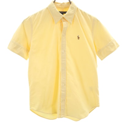 RALPH LAUREN SPORT ラルフローレンスポーツ 半袖 オックスフォード ボタンダウンシャツ 9 イエロー