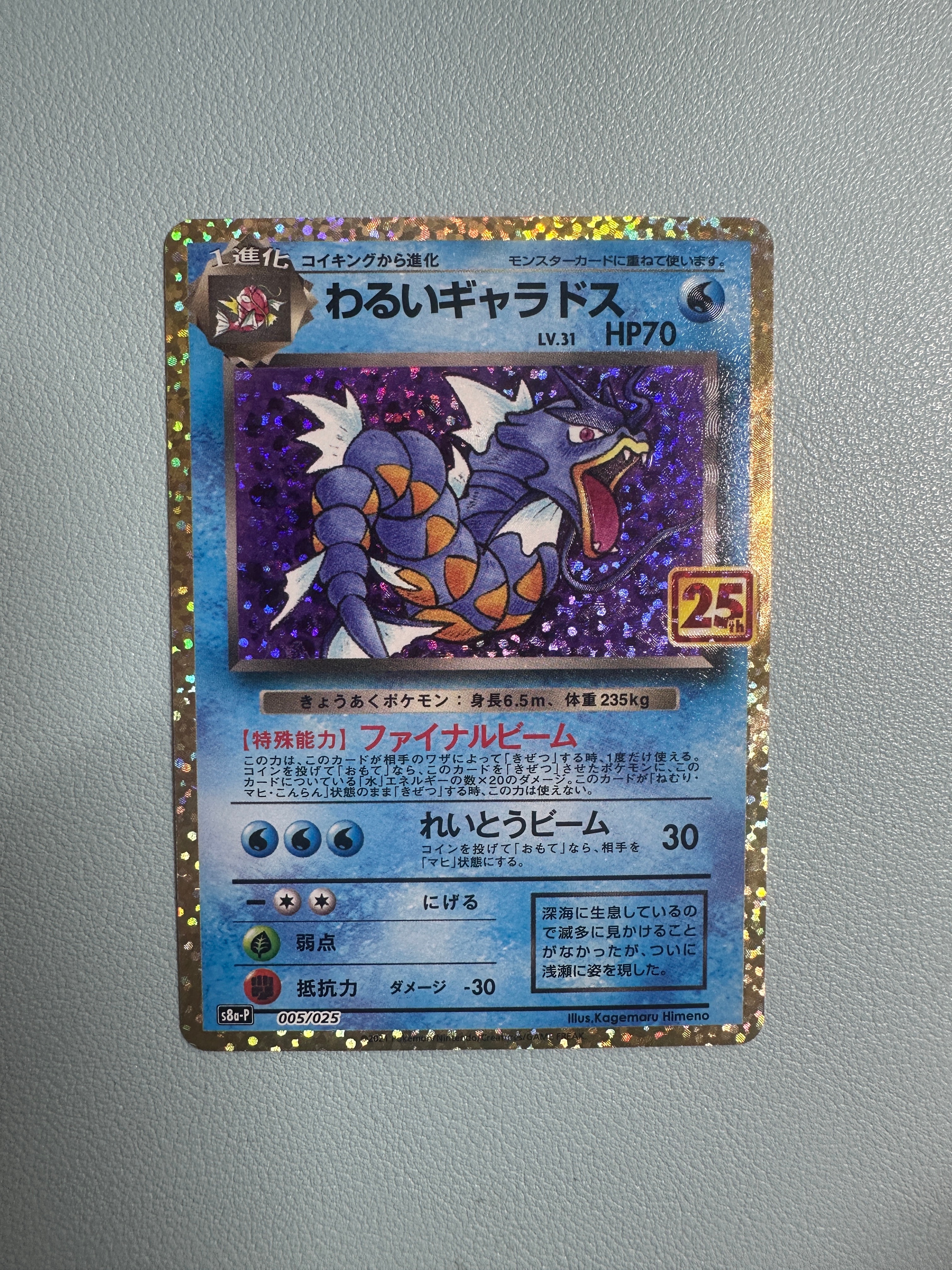 わるいギャラドス: プロモ[S8a-P 005/025](プロモカードパック 25th ANNIVERSARY edition)