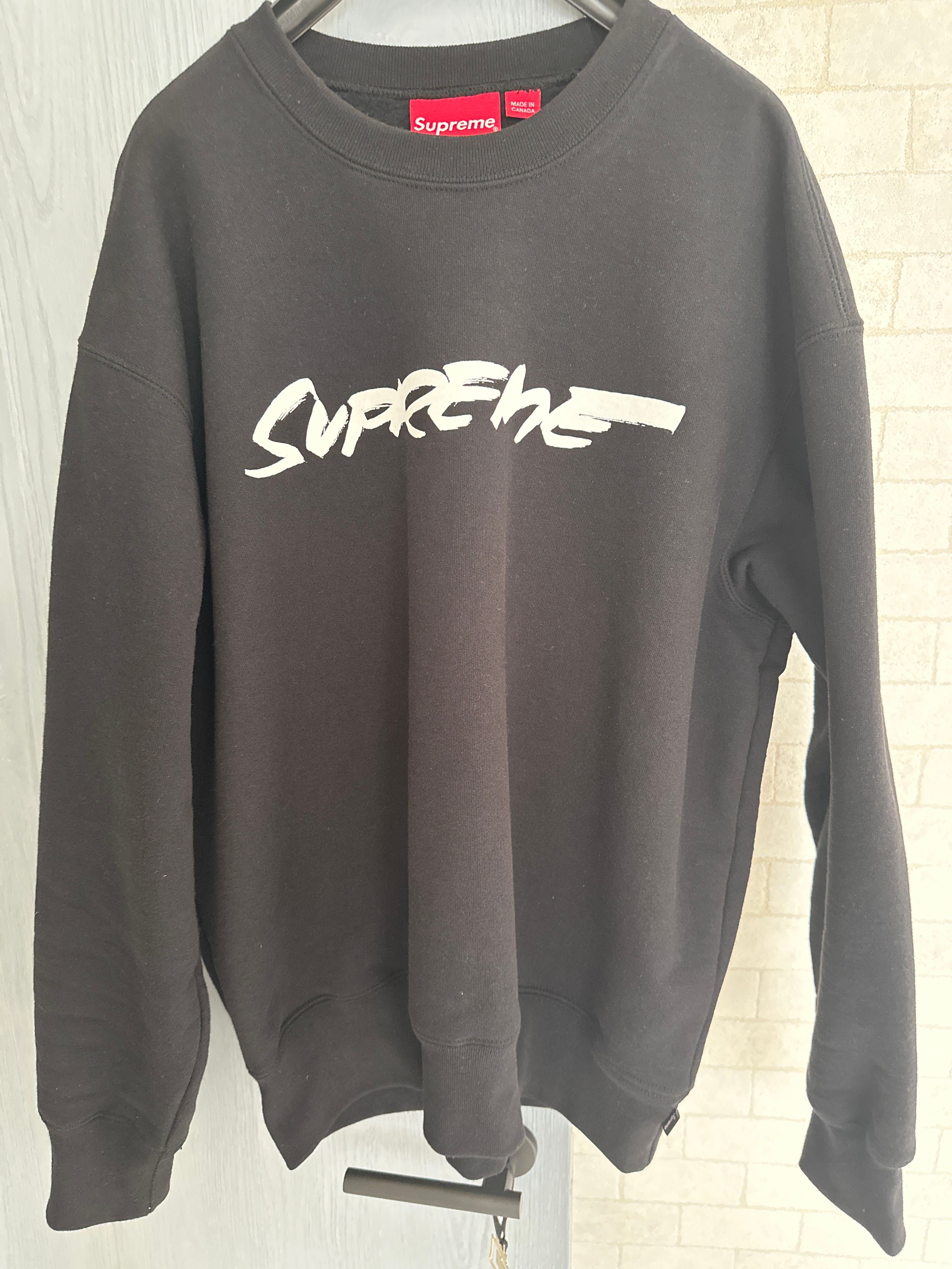 Supreme Futura Logo Crewneck "Black"