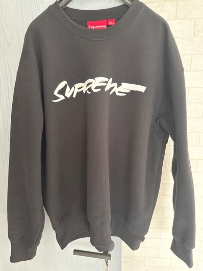 Supreme Futura Logo Crewneck "Black"