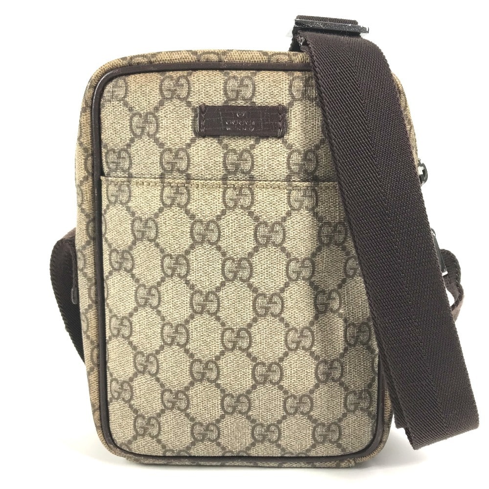グッチ GUCCI GG ロゴ ポシェット 122754 GGスプリーム 斜め掛け カバン ショルダーバッグ GGスプリームキャンバス ベージュ