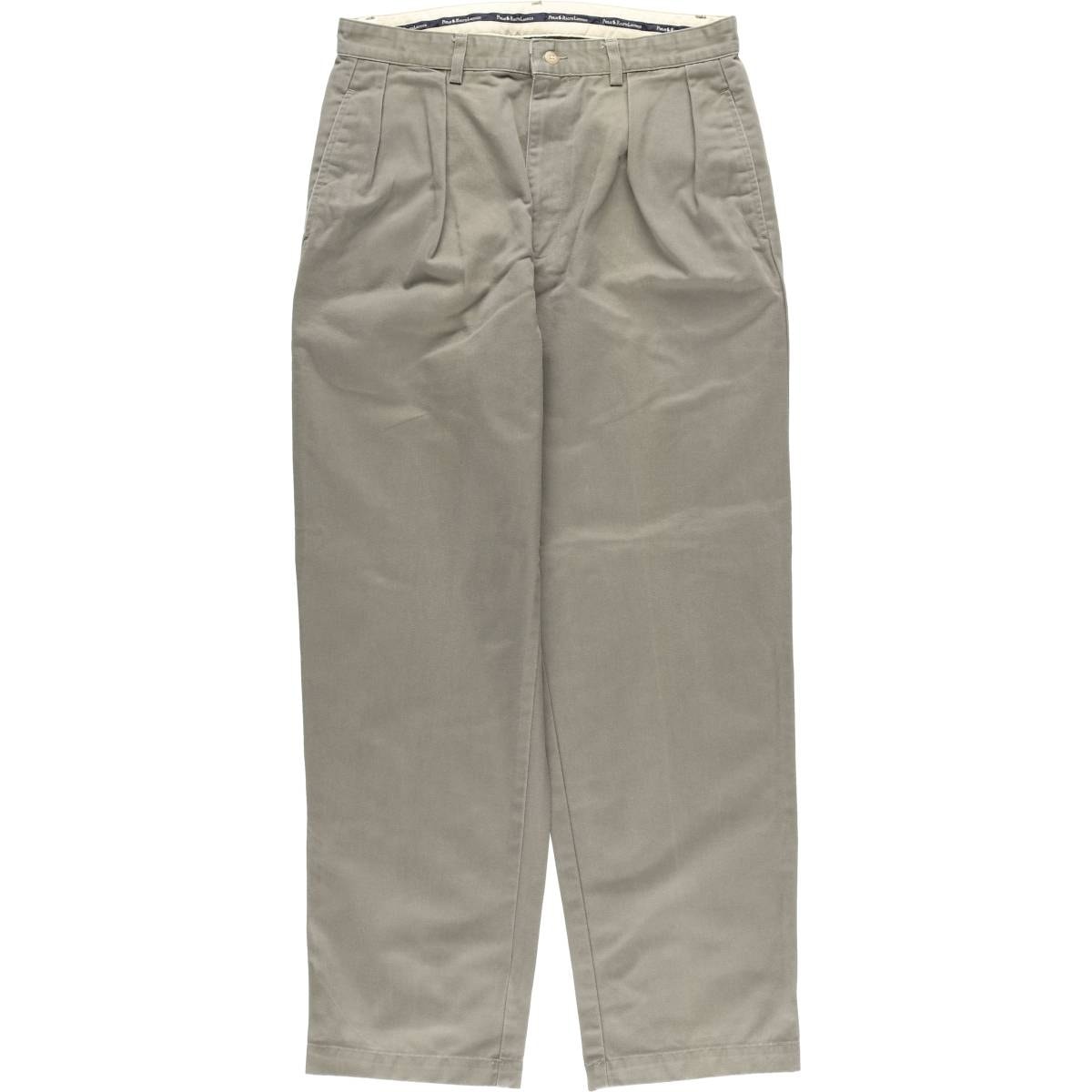 古着 ラルフローレン Ralph Lauren POLO RALPH LAUREN ANDREW PANT ツータック チノパンツ メンズw33相当/eaa617421