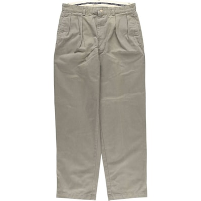 古着 ラルフローレン Ralph Lauren POLO RALPH LAUREN ANDREW PANT ツータック チノパンツ メンズw33相当/eaa617421
