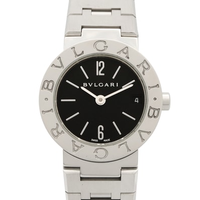 ブルガリ BVLGARI ブルガリ ブルガリ 腕時計 時計 ステンレススチール レディース ブラック系 BB23SS 【中古】