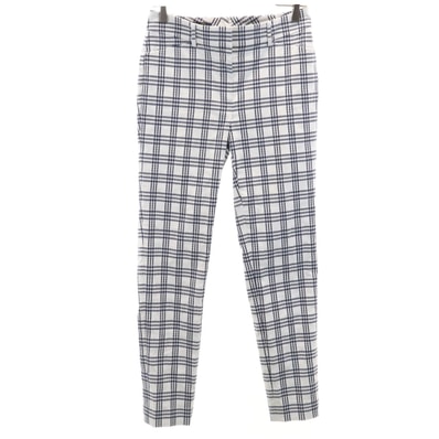 Brooks Brothers ブルックスブラザーズ チェック柄 ストレッチパンツ ホワイト