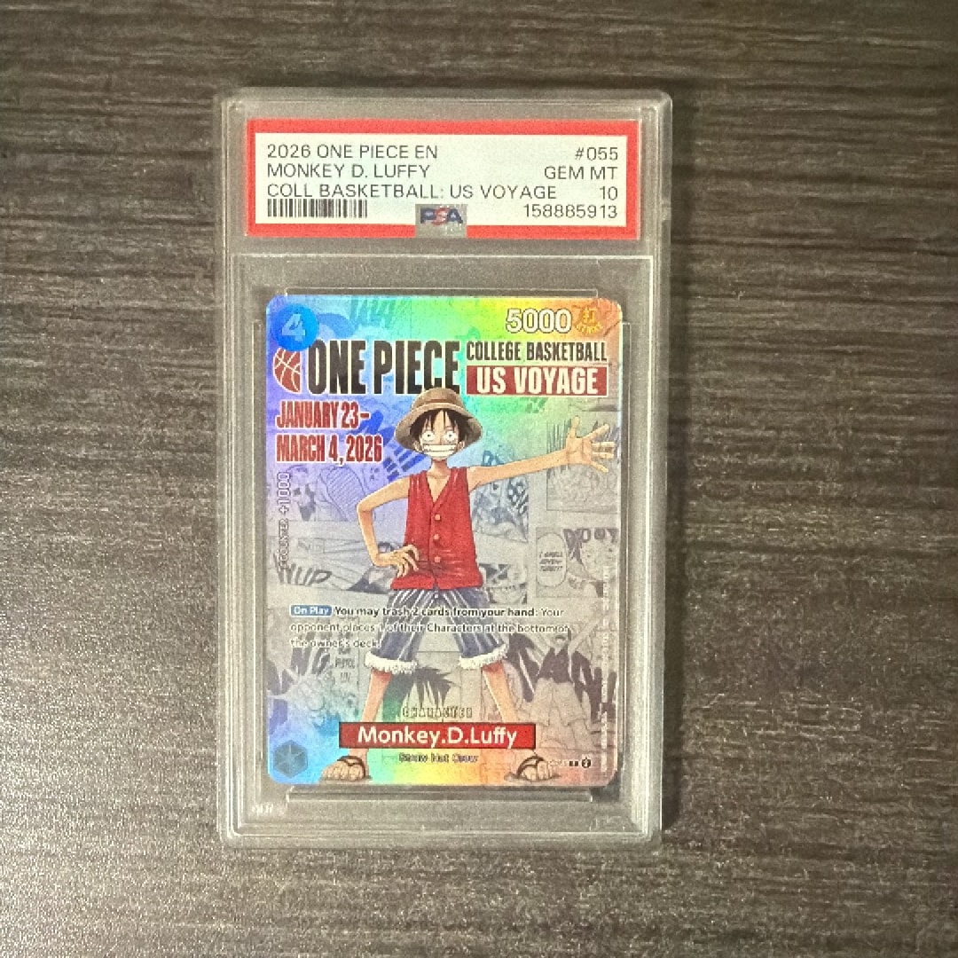 PSA10】モンキー・D・ルフィ：P (開封済) [P-055]【英語版