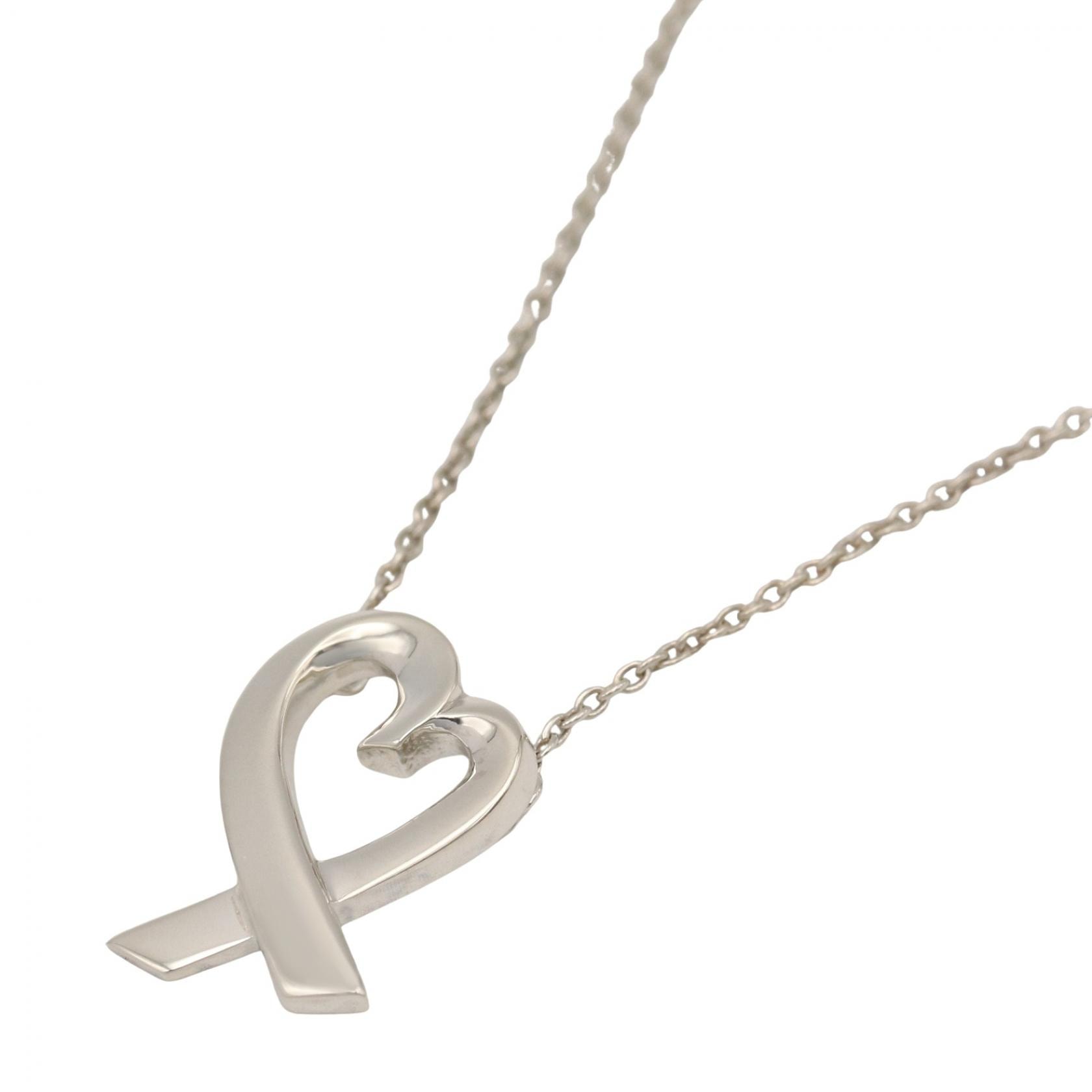 ティファニー TIFFANY&CO ラビングハート ネックレス SM ネックレス ジュエリー シルバー925 レディース シルバー系 60022337 【中古】