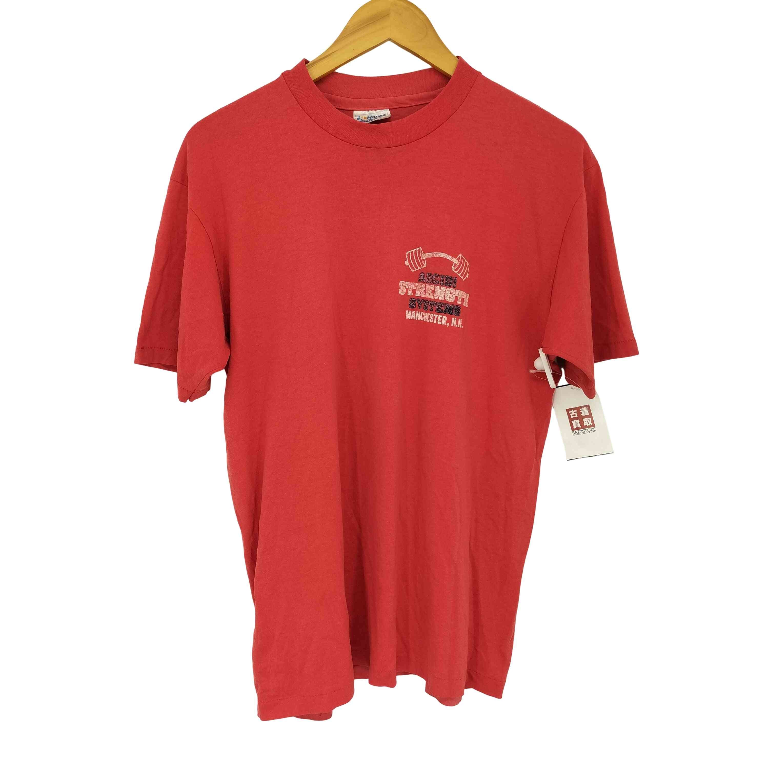 USA製 シングルステッチ 両面プリント クルーネック Tシャツ【1143637526969】