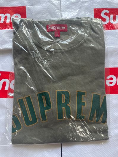 Supreme Cracked Arc S/S Top "Olive"